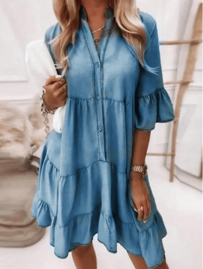 Pincolette - V-Neck Dress