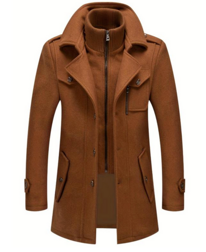 Herren Doppelkragen Mantel